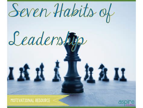 7 Habits Of Leadership Teaching Resources