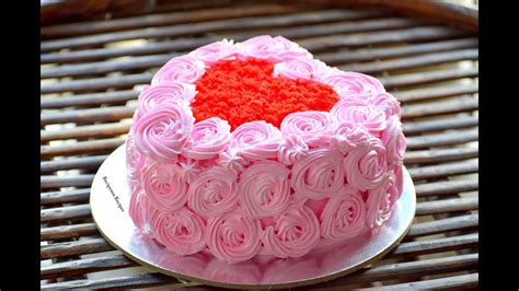 Dragees (decoration only) yum crumbs toppings; कढ़ाई में बनाये ये आसान और लाज़वाब Heart Shaped Cake - Red ...