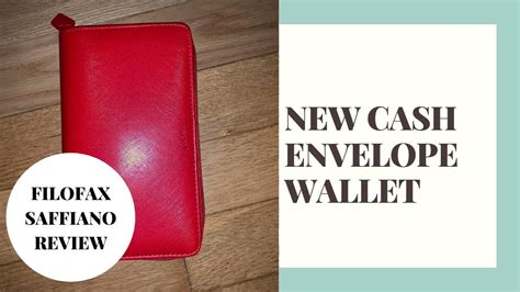 New Cash Envelope System Filofax Saffiano Personal Organizer Review