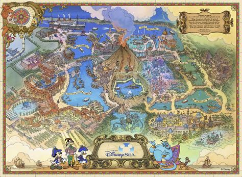 Tokyo disneysea (東京ディズニーシー, tōkyō dizunīshī) is a theme park at the tokyo disney resort located in urayasu, chiba prefecture, japan, just outside tokyo. Nostalgia Alert: Take a Look Inside the History of the Maps of Disney Parks | Disney concept art ...