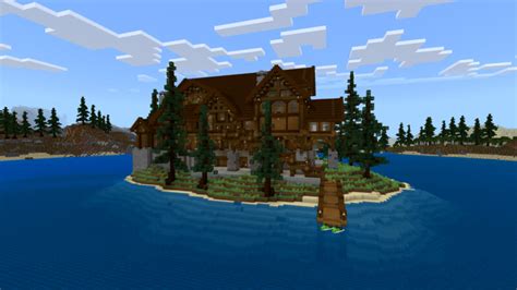 Lake Mansion By Crackedcubes Minecraft Marketplace Map Minecraft