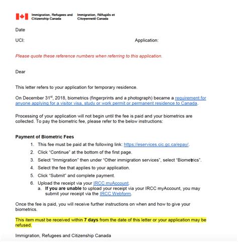 How To Pay For Biometrics From Within Canada Iec Stepwest