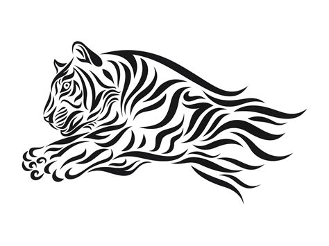 Tiger Clipart Black And White Stencil Pictures On Cliparts Pub 2020 🔝