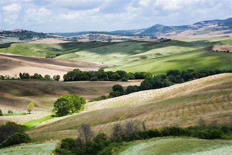 Landscape Italy Hills Fields Tuscany