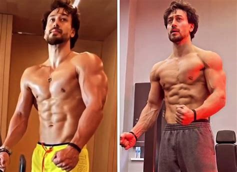 Tiger Shroff Flexing His Ripped Biceps And Abs In This Video Will