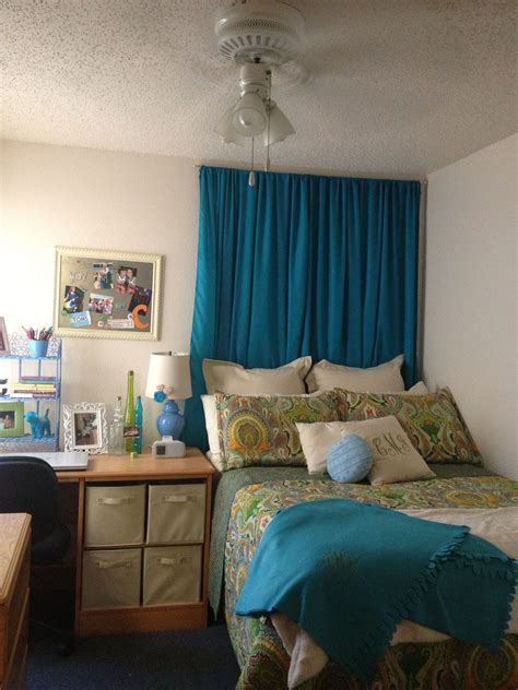Going For The Bright Vintage Look For My Dorm Room At Osu The Panel Behind The Bed Is Supposed