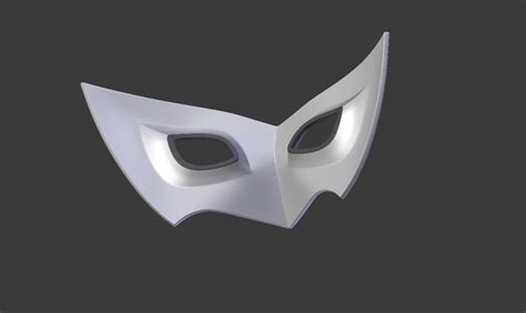 Guggenheim Museum Zivilisieren Diskriminieren Persona 5 Joker Mask 3d