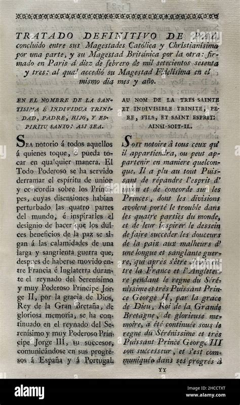 Treaty Of Paris 1763 Fotografías E Imágenes De Alta Resolución Alamy