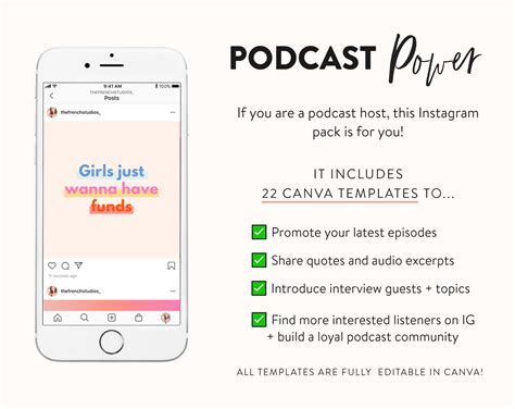 Paper And Party Supplies Instagram Square Posts Podcasters Podcast