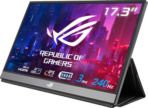 Asus Rog Strix Xg17ahp 173 Portable Gaming Monitor 1080p Full Hd