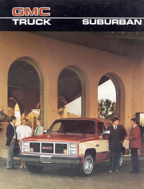 1986 Gmc Suburban Catalog Chevy Pickup Trucks Gm Trucks Chevy Pickups