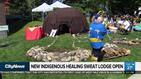 Traditional Sweat Lodge Opens At Toronto Hospital Youtube