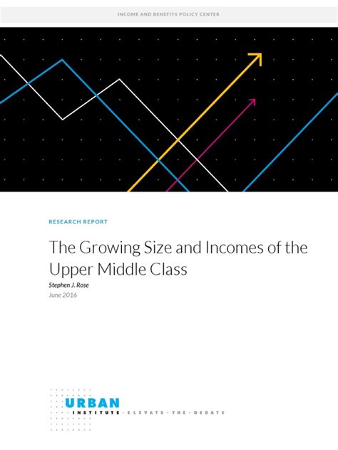 The Growing Size And Incomes Of The Upper Middle Class Stephen J Rose