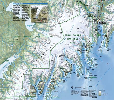 Free online map of alaska national parks, forests, preserve, recreation areas and monuments. Kenai Fjords National Park | National Park Service Sites ...