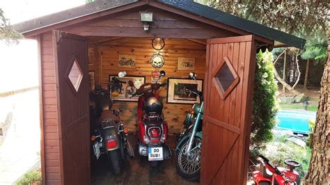 Diy Motorcycle Shed Diy Motorcycle Storage Sheds How To Build One