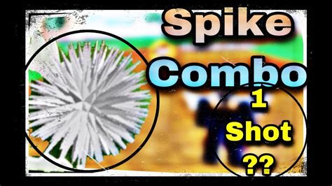 Blox Fruit Spike Spike Combo 1 Shot Youtube