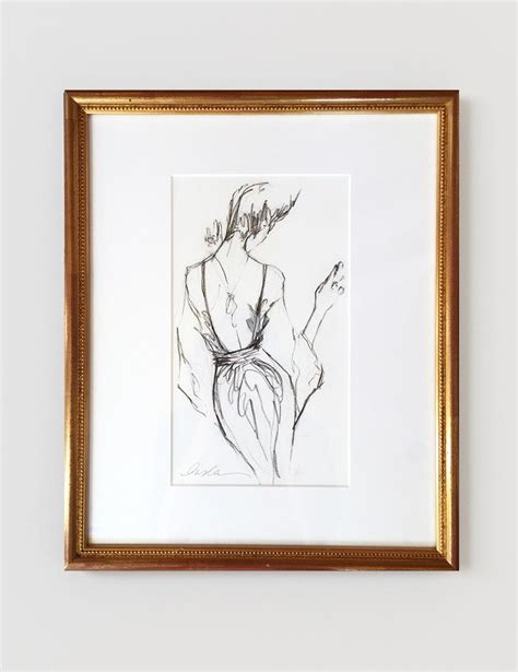 The Perfect Pencil Sketch Framed Original Inslee By Design