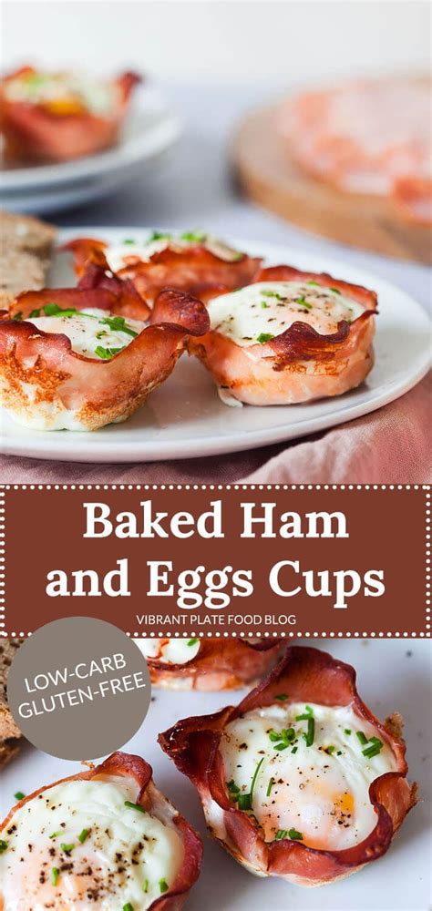 Baked Ham And Eggs Cups Low Carb Gluten Free Recipe Dinner