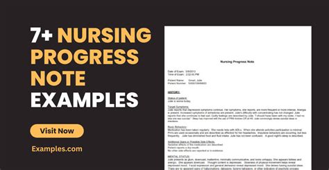Nursing Progress Note 7 Examples Format Pdf Examples