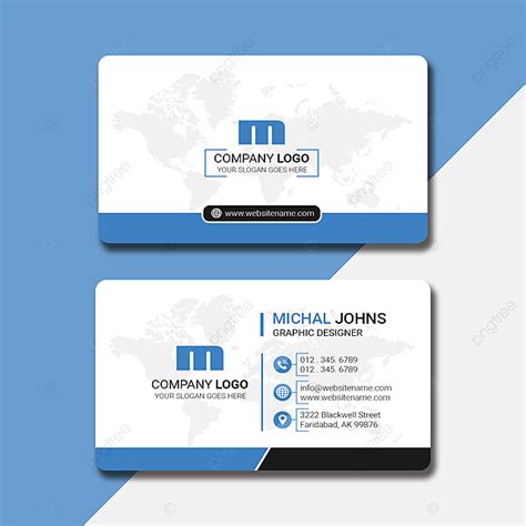 Hoping to reinvent yourself or just planning to be a bit more casual? Professional Name Card Design In 2 Colors Template for Free Download on Pngtree