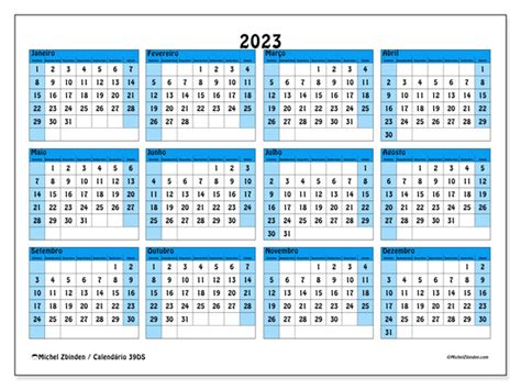 Calendários 2023 Para Imprimir Michel Zbinden Br