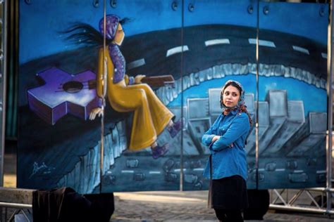 The Feminist Street Artist Shamsia Hassani Paints A Hopeful Image Over