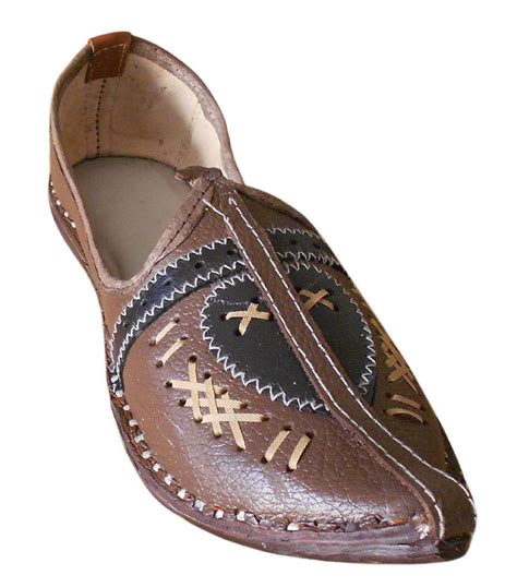 Men Shoes Indian Handmade Mojari Rajasthani Leather Espadrilles Jutties