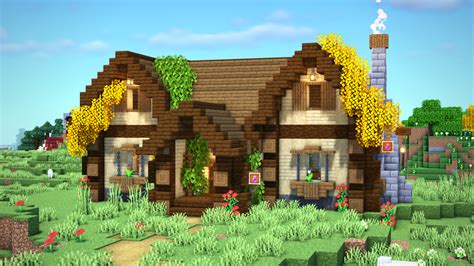 Cottagecore House In Minecraft