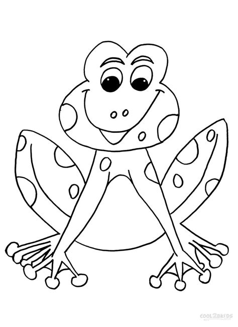 Printable Toad Coloring Pages For Kids