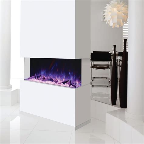 Amantii Tru View 50 Inch Built In Three Sided Electric Fireplace