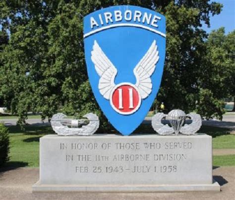 United States Army 11th Airborne Division Angels City Of Grove Oklahoma