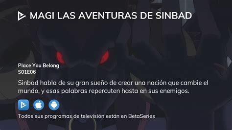 Ver Magi Las Aventuras De Sinbad Temporada 1 Episodio 6 En Streaming