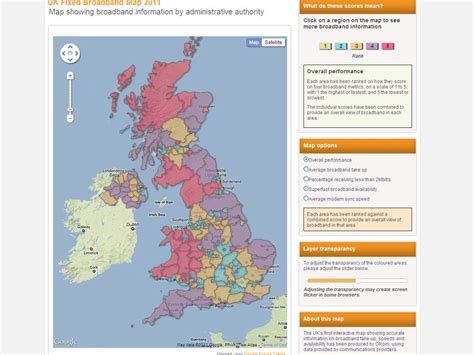 Interactive Broadband Map Of Britain Goes Live Techradar