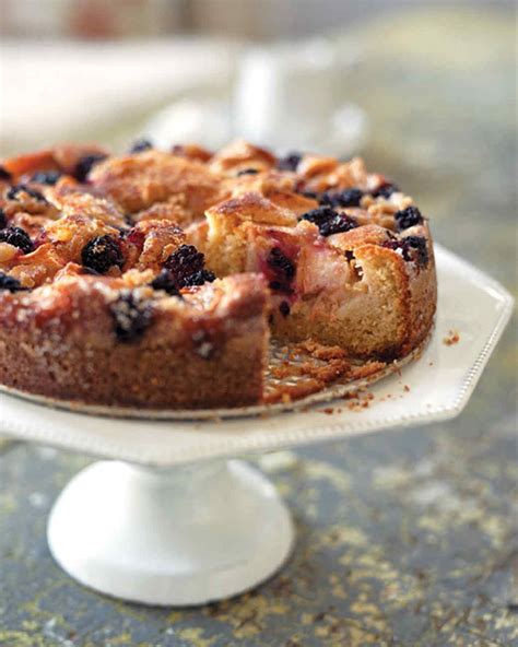 Apple Blackberry Cake Recipe Martha Stewart