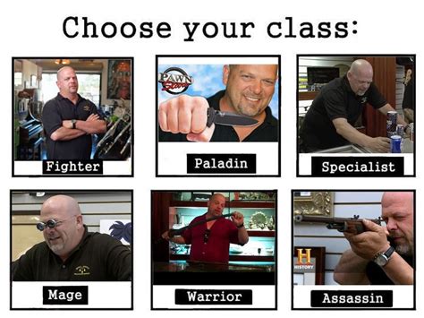 The virgin president grant vs the chad emperor norton. Rick Harrison from Pawn Stars | Choose Your Class | Know ...