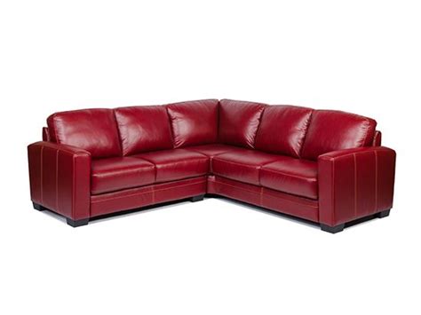 Scandinavian Designs Sectionals Pavia Leather Sectional Leather