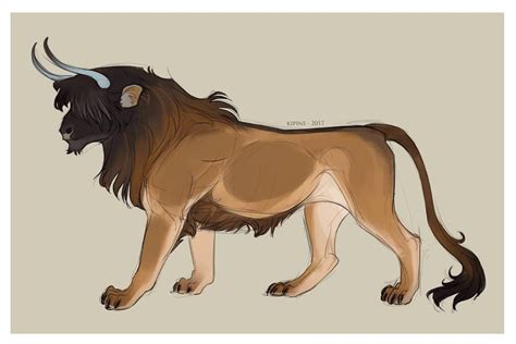 Bull Lion By Kipine On Deviantart Fantasy