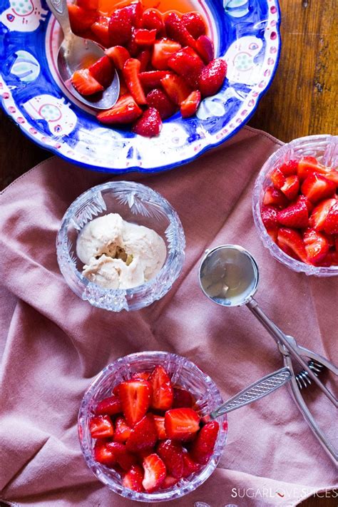 Strawberries With Sugar And Lemon Sugarlovespices