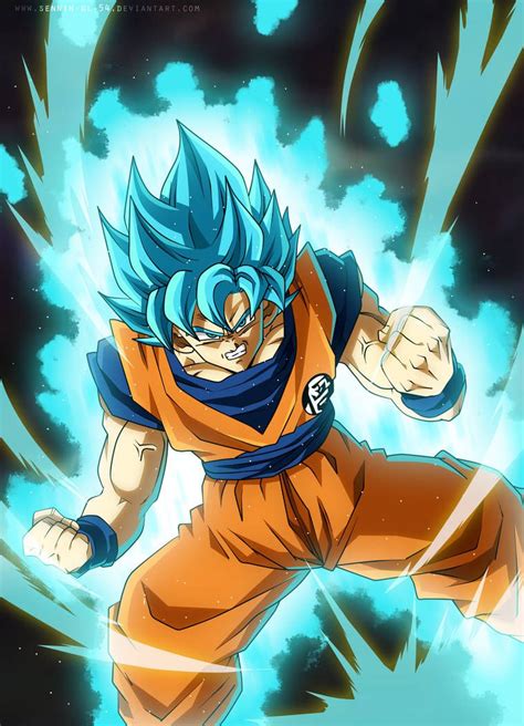 Goku Blue By Sennin Gl 54 On Deviantart Dragon Ball Art Goku Dragon