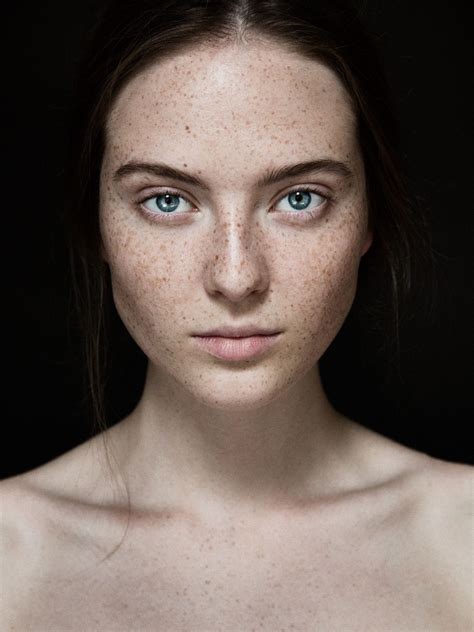 The Freckles Project On Behance Beauty Works Freckles Bright Eyes