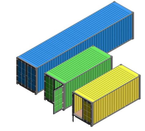 Object Shipping Container Standar 20 Ft