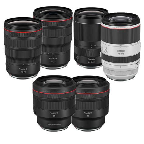 Canon Commits To Its New Eos R System With Development Of Six New Rf Lenses