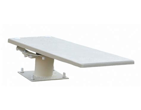 6 Cantilever Complete Diving Board And Base Radiant White
