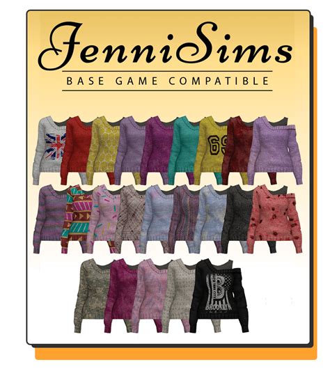 Sims 4 Base Game Clothing