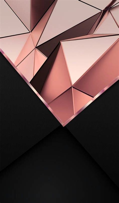 Rose Gold And Black Iphone Wallpaper Black Gold Wallpaper Background