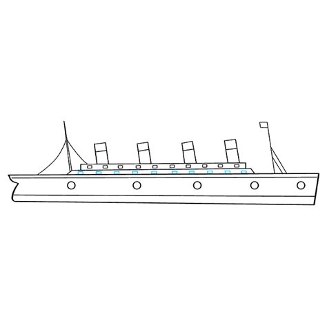 How To Draw The Titanic How To Draw The Titanic Step By Step Easy Scott Chapas