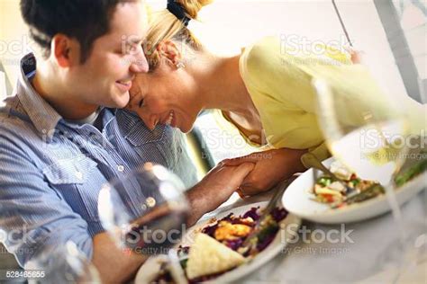 Couple Having Romantic Dinner Stock Photo Download Image Now 20 29