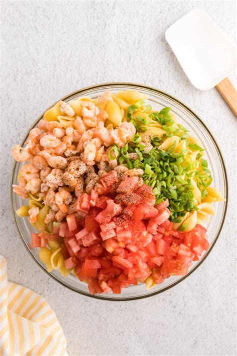 Best Creamy Shrimp Pasta Salad Simply Stacie