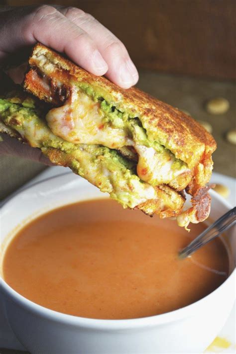 Choriqueso Grilled Cheese And Tomato Soup Recipe Avocado Recipes