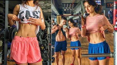This Picture Of Baaghi 2 Actress Disha Patani Flaunting Her Abs O Lutely Stunning Abs Is